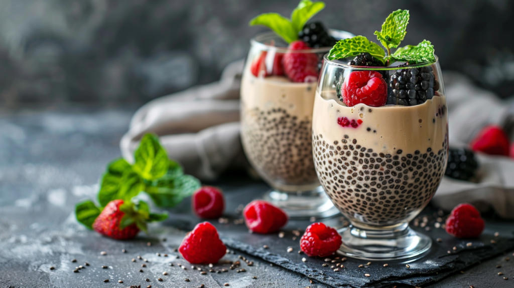 Milk Chia Pudding