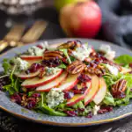 Apple Cranberry Pecan Salad with Cider Vinaigrette