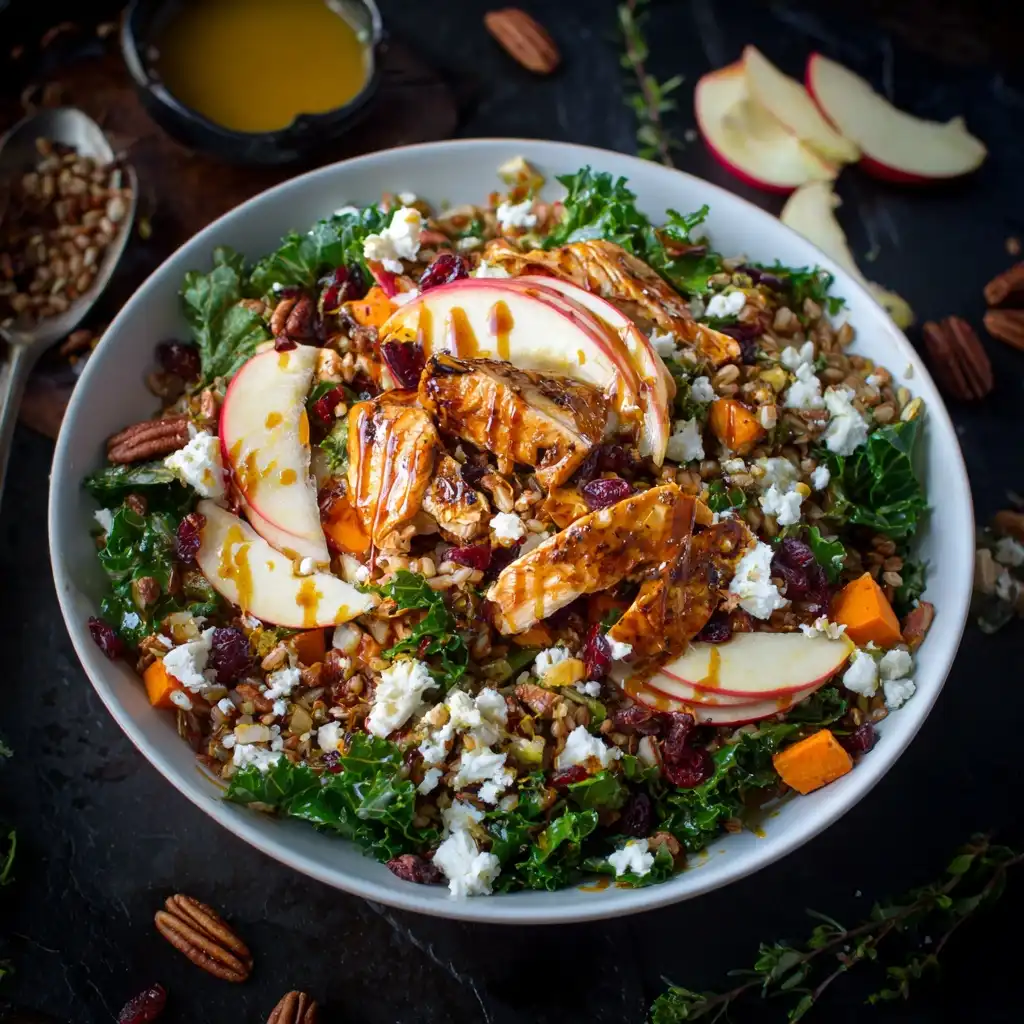 Autumn Harvest Grain Salad with Sweet Potato