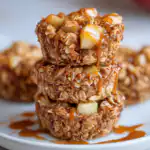 Healthy Apple Cinnamon Baked Oatmeal Cups