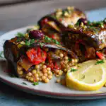 Mediterranean Eggplant Pocket Bake