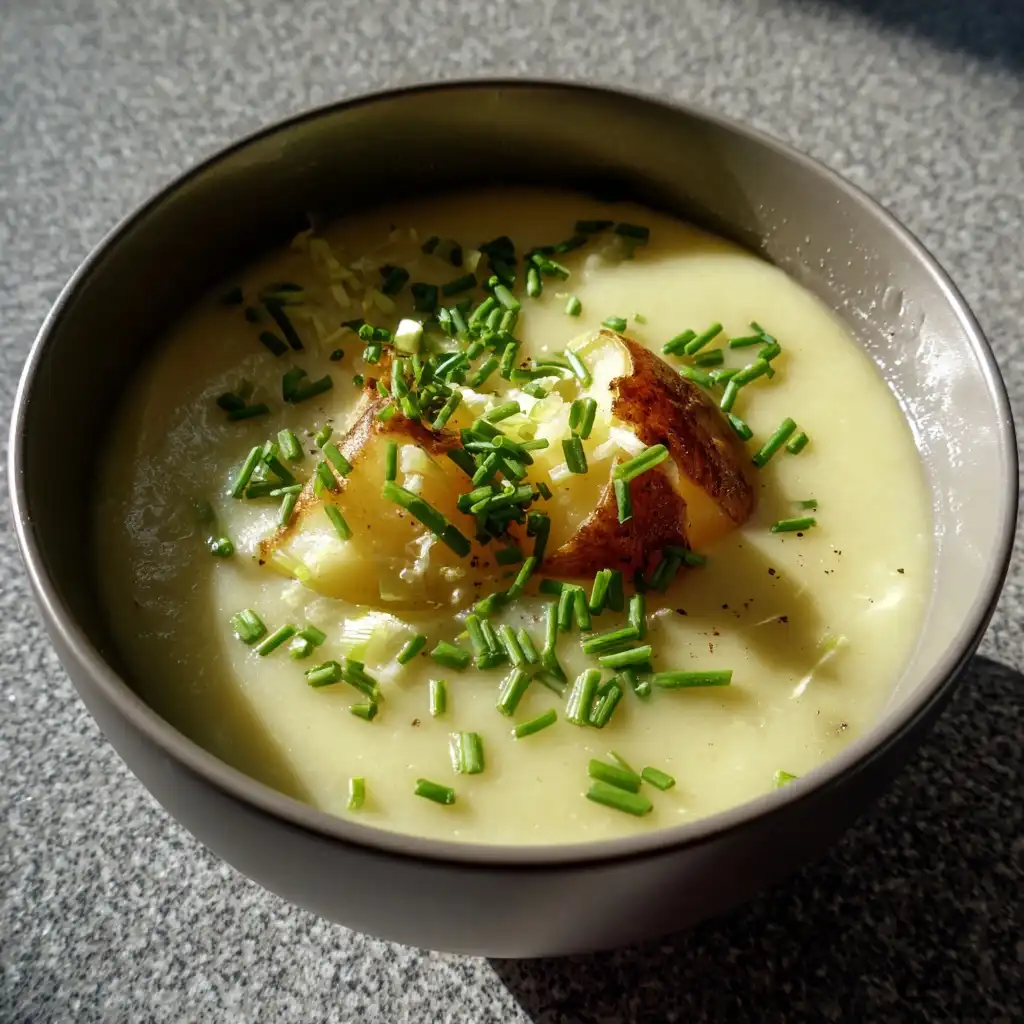 Best Ever Creamy Potato Leek Soup