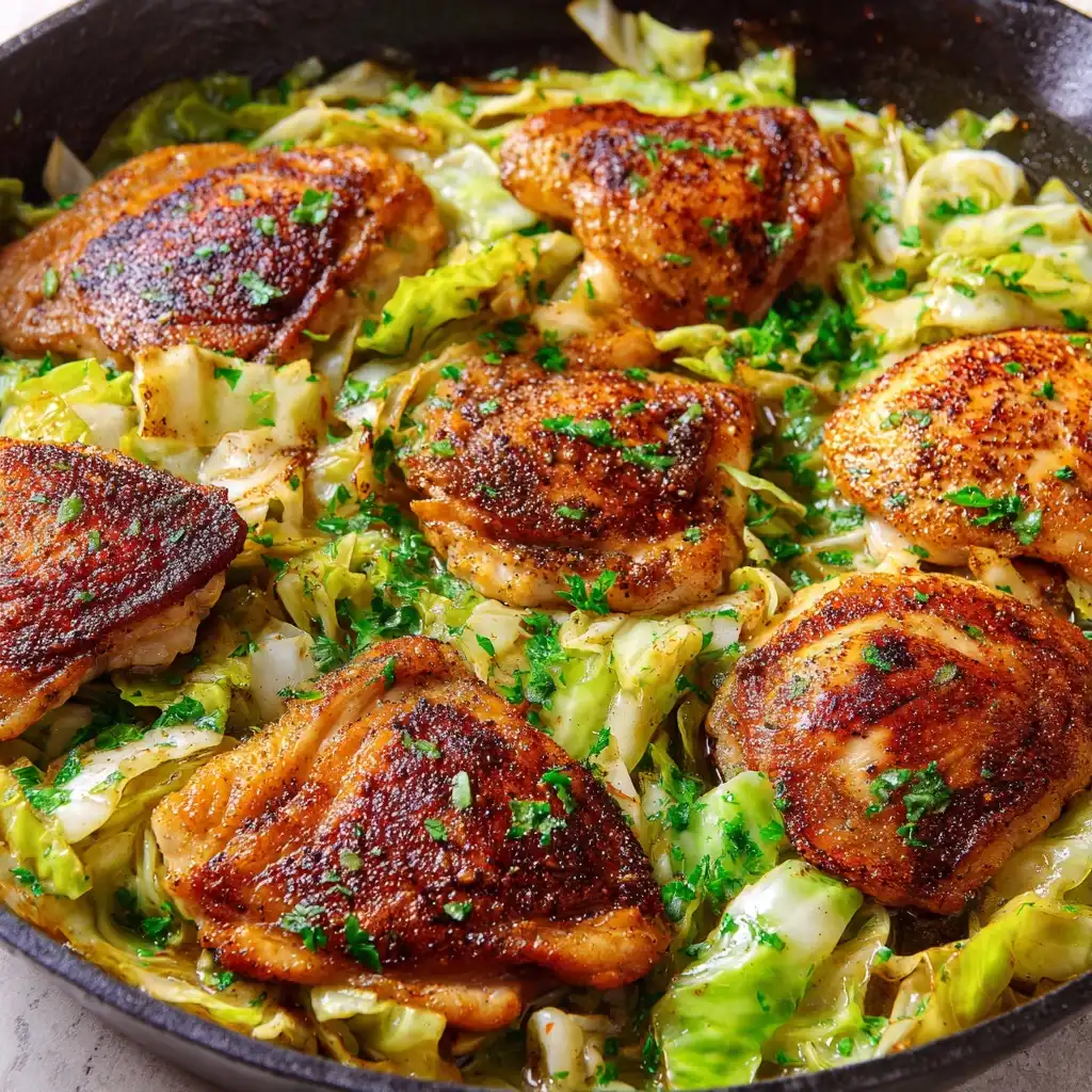 Chicken and Cabbage Skillet Recipe