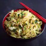 Easy Shredded Cabbage Recipe