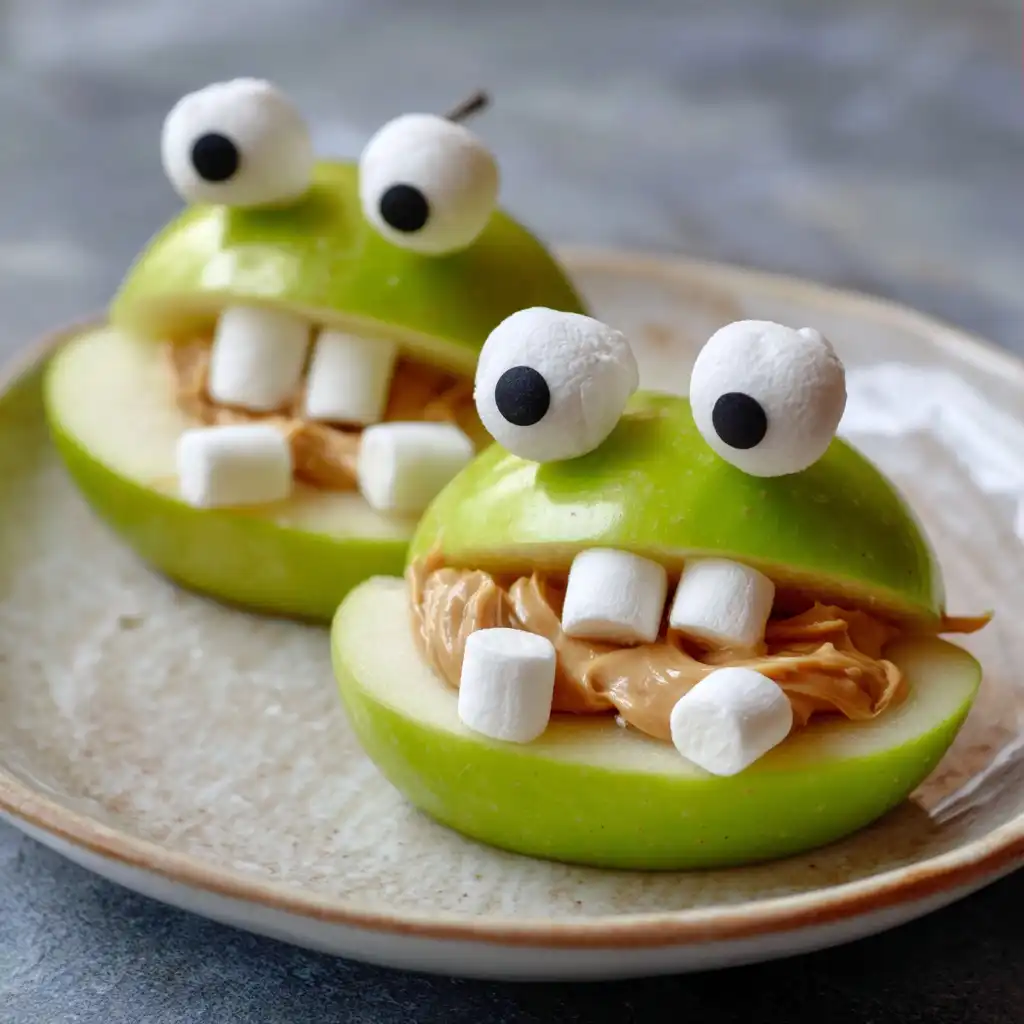 Guilt-Free Monster Mouth Apple Bites
