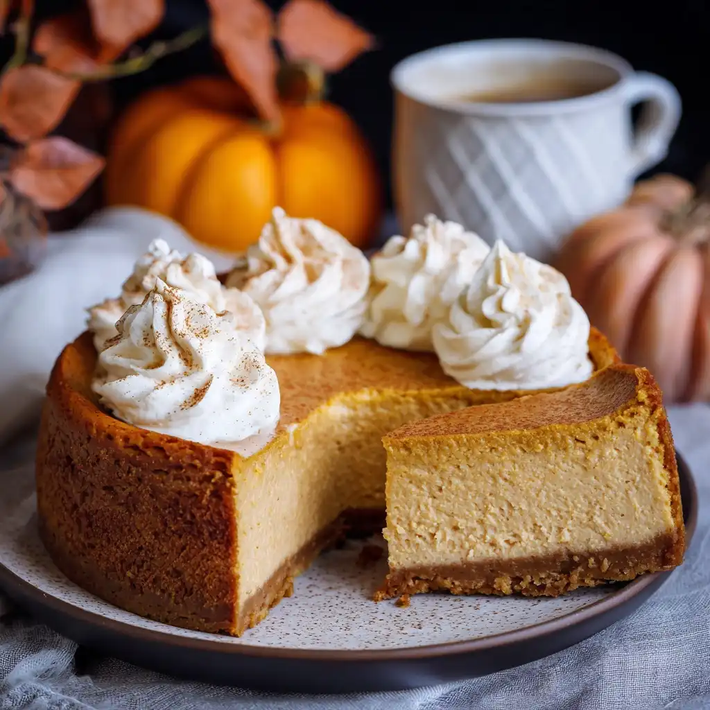 Keto Pumpkin Cheesecake