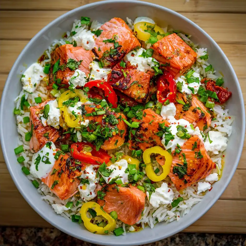 Mediterranean Salmon Bowls
