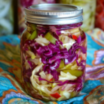 Quick and Tangy Pickled Cabbage