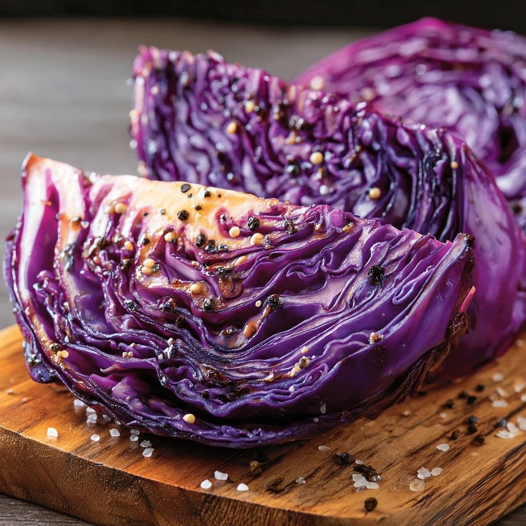 Roasted Red Cabbage
