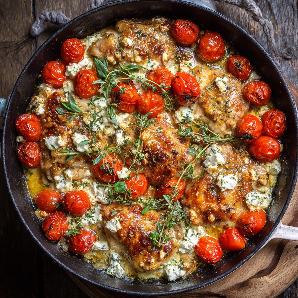 Easy Baked Tomato Feta Chicken Recipe for Thanksgiving
