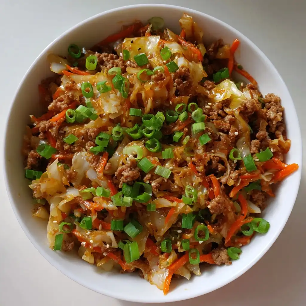 Easy Egg Roll in a Bowl