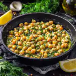 Easy Greek Lemon Chickpeas