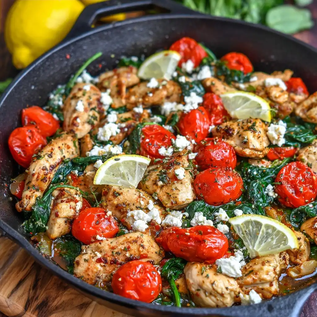 Easy Mediterranean Chicken Stir Fry