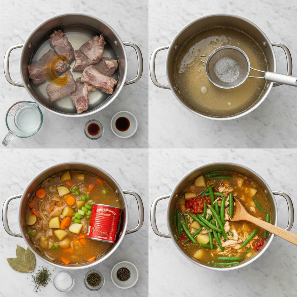 gut-healthy-bone-broth-vegetable-soup-prep Chopping fresh vegetables for gut healthy bone broth vegetable soup.