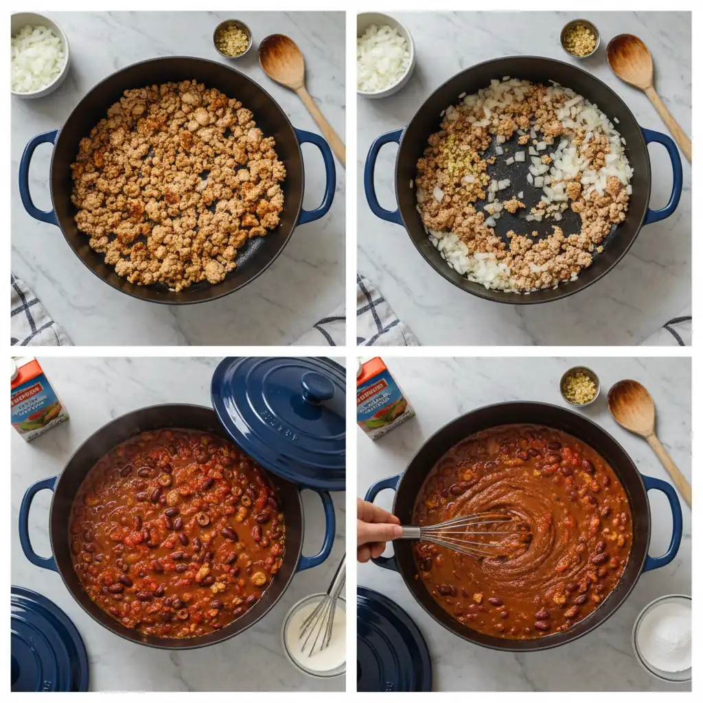 healthy-turkey-chili-mediterranean-style-prep Chopping colorful vegetables for healthy turkey chili mediterranean style in a rustic kitchen setting.