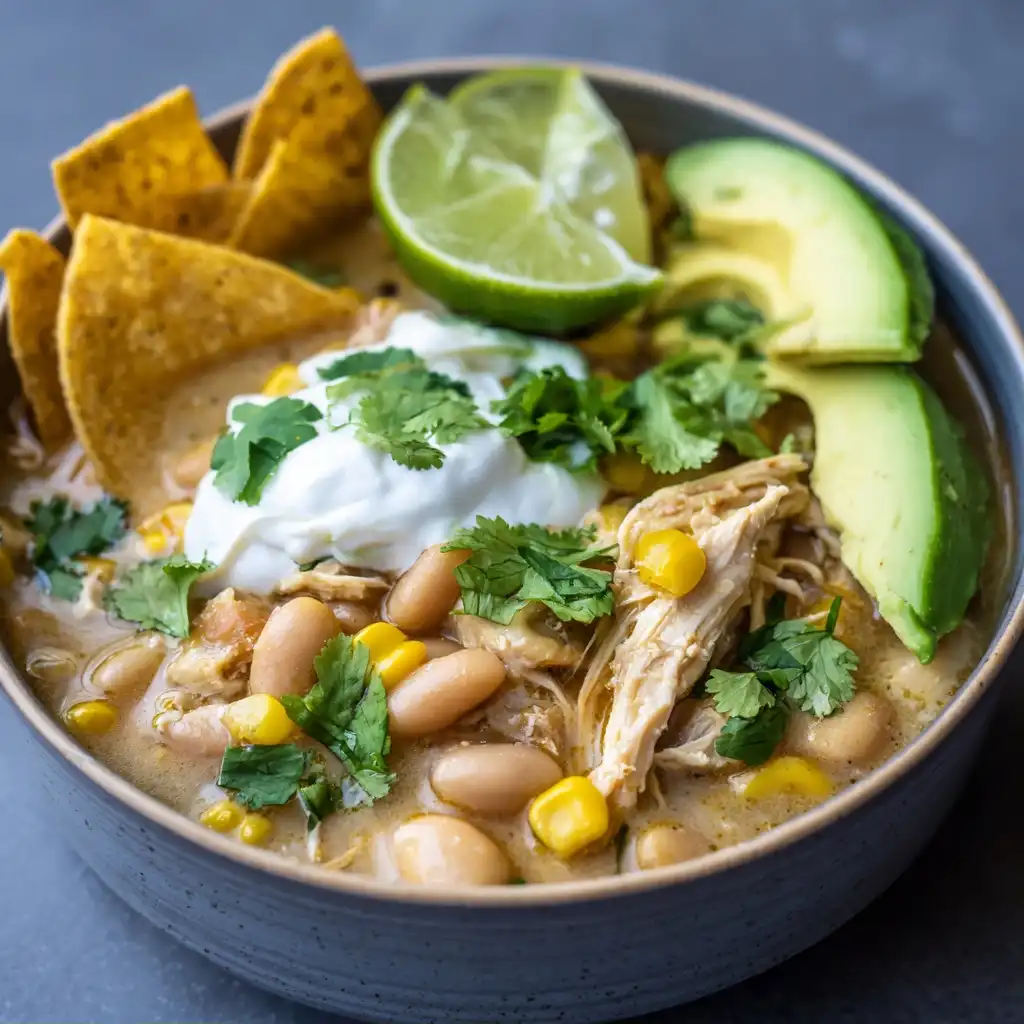 Healthy White Bean Chicken Chili