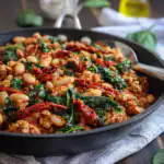 Tuscan White Bean Turkey Skillet